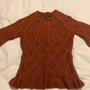 MODA International rust-colored sweater